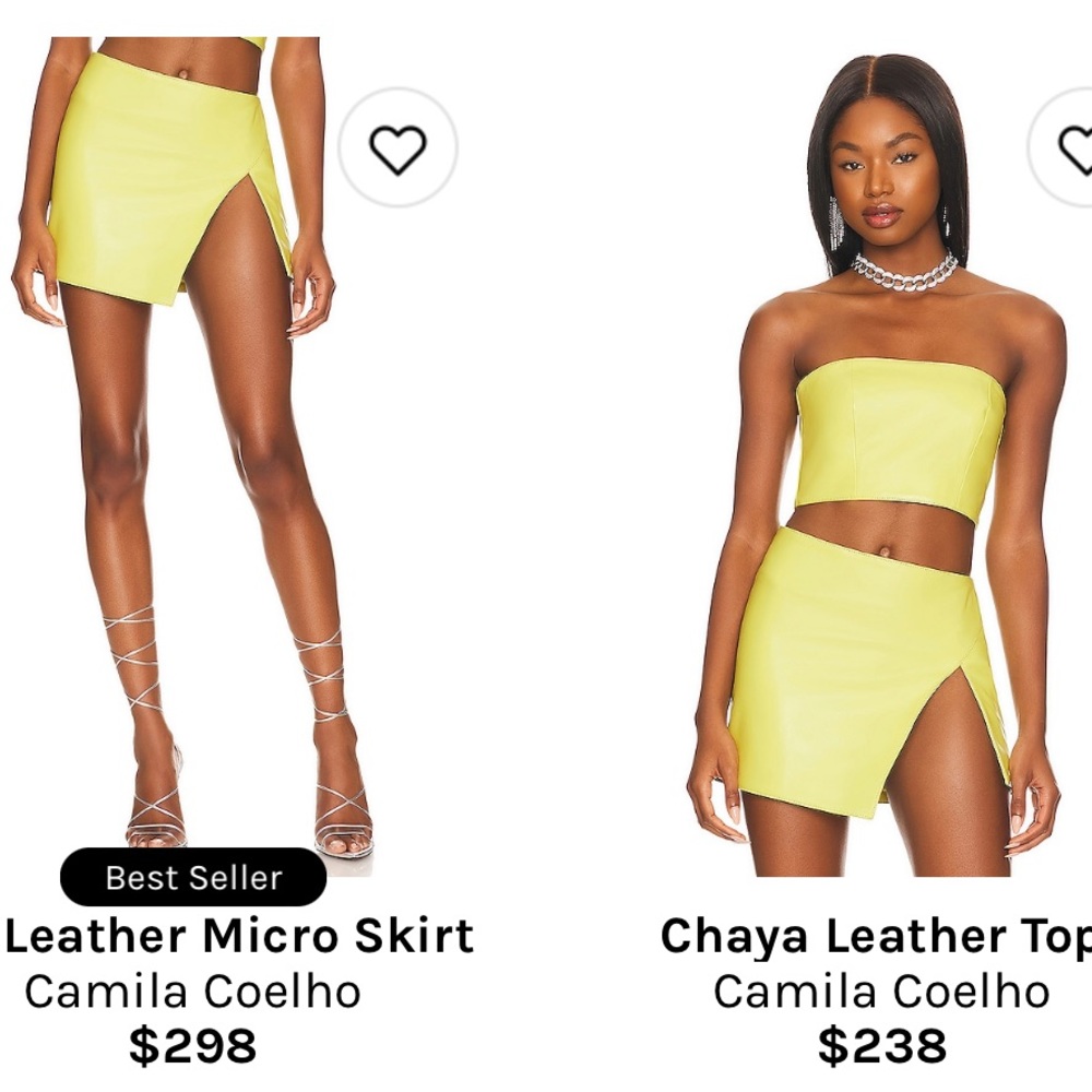 Camila Coelho leather set